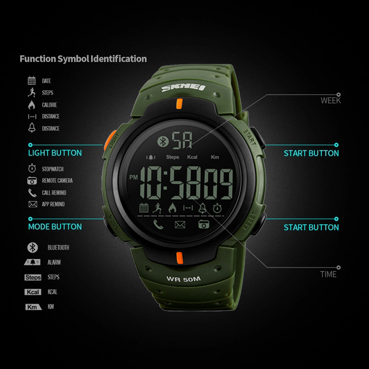 ساعت مچی دیجیتال مردانه اسکمی مدل 1301AG